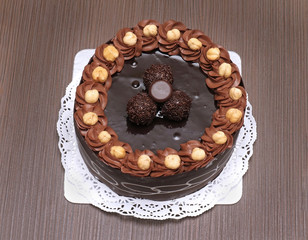 Tasty chocolate cake