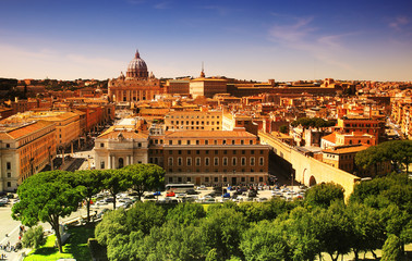 Fototapeta premium Rome and Vatican, Italy