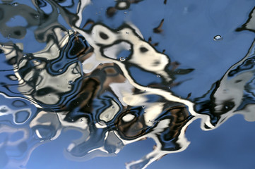 Shadow on water