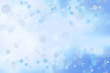 Abstract circles blue background