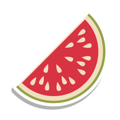 watermelon fruit icon image vector illustration design 