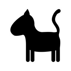pet dog icon image vector illustration design 