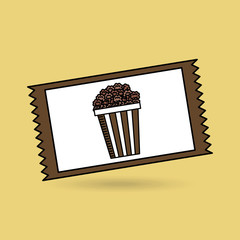concept counting pop corn design vector illustration eps 10