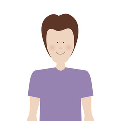 man cartoon icon image vector illustration design 