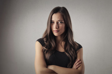 Self confident woman