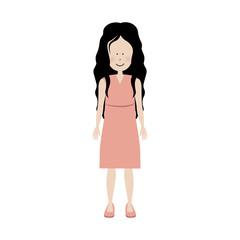 woman cartoon icon image vector illustration design 
