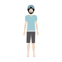 man cartoon icon image vector illustration design 