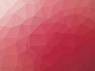 Fototapeta premium Abstract red pink white gradient polygon shaped background