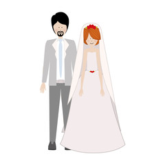 romantic couple icon image vector illustration design 