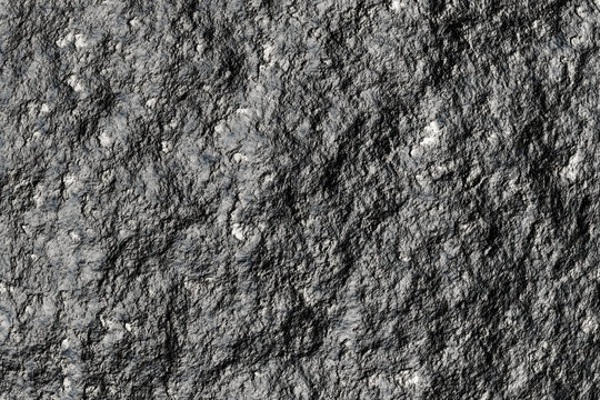 Iron stone meteorite or coal surface