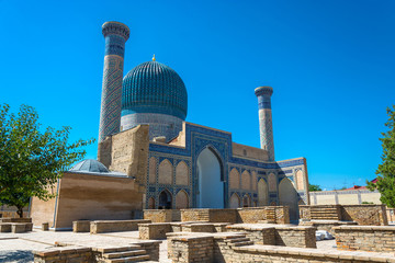 The Mausoleum Gur-Emir, Samarkand, Uzbekistan.