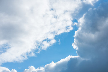 Naklejka na ściany i meble Blue sky with cloud, nature background