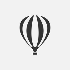 Vector illustration of air balloon icon