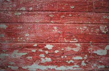 Fototapeta na wymiar Red planks background wooden boards texture