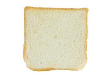 bread slice isolated on white background