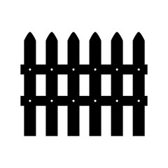 wooden fence icon image vector illustration design  design