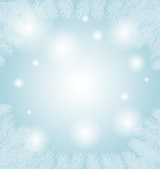 Fototapeta na wymiar Abstract vector winter background