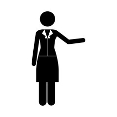 business woman icon image vector illustration  design