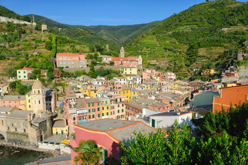Fototapeta na wymiar Vernazza piccolo paese delle cinque terre, Liguria, Italia