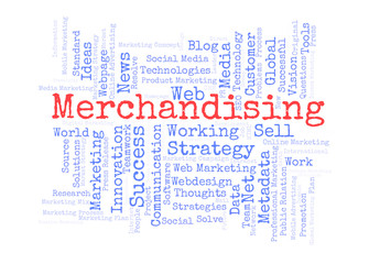 Merchandising word cloud