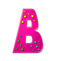 Alphabet Polka Dot Party B