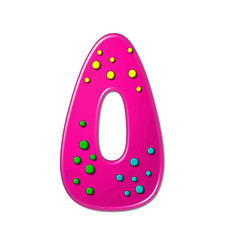 Alphabet Polka Dot Party O