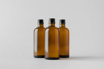 Pharmaceutical Bottle Mock-Up - Three Bottles