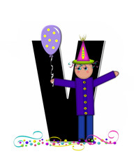 Alphabet Children Birthday Celebration V