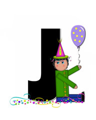 Alphabet Children Birthday Celebration J