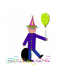 Alphabet Children Birthday Celebration Period