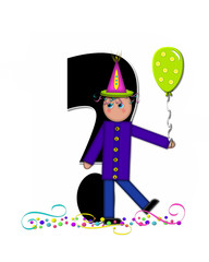 Alphabet Children Birthday Celebration Question