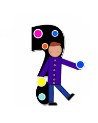 Alphabet Children Decorating Letters Question