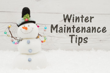 Prepare for winter message