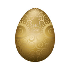 easter egg icon image vector illustration design 