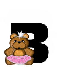 Alphabet Ballerina Princess B