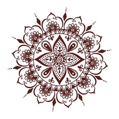 Mehendi pattern illustration
