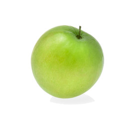 Monkey apple on white background
