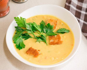 Vegetable soup puree