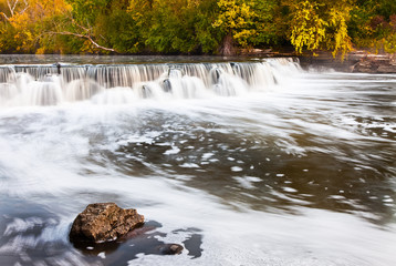 DuPage River Waterfall