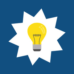 bulb big idea icon vector illustration graphic design