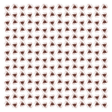 triangle pattern - marrone bitume