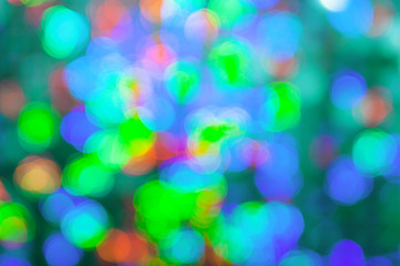 Fototapeta premium Christmas background. Festive elegant abstract background with bokeh