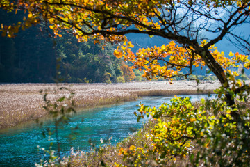 Amazing view of Jiuzhai Valley National Park.
