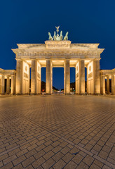 The famous Brandenburger Tor in Berlin at night