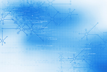 colorful  geometric grid  and blur abstract background