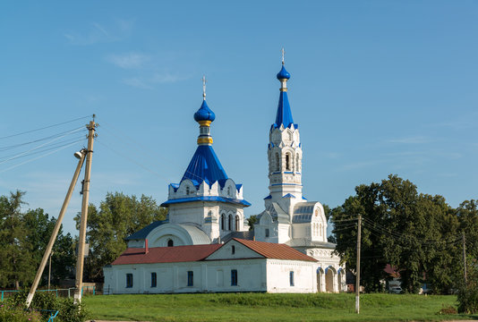 Church of St. Dmitry Solunsky in village Korobovka, Russia