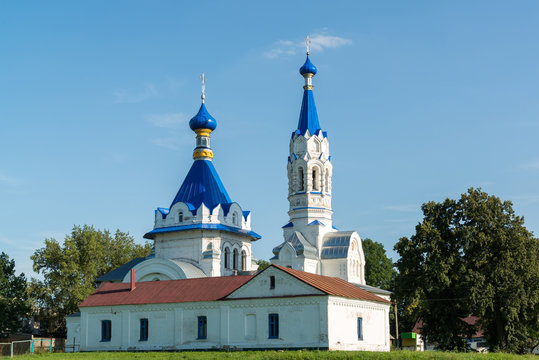 Church of St. Dmitry Solunsky in village Korobovka, Russia