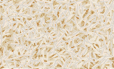 Basmati rice pattern vector illustration