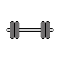 Weight icon. Fitness gym bodybuilding bodycare and fit theme. Isolated design. Vector illustration