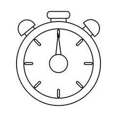 Chronometer tool icon. Fitness gym bodybuilding bodycare and fit theme. Isolated design. Vector illustration